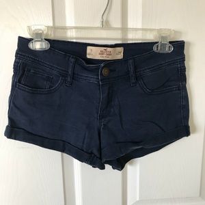 Navy blue hollister shorts